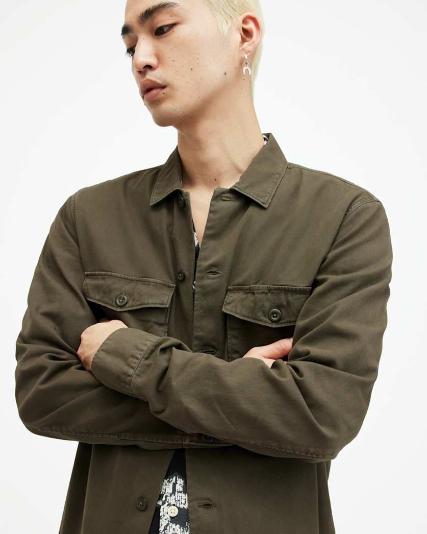 Spotter Long Sleeve Military Overshirt