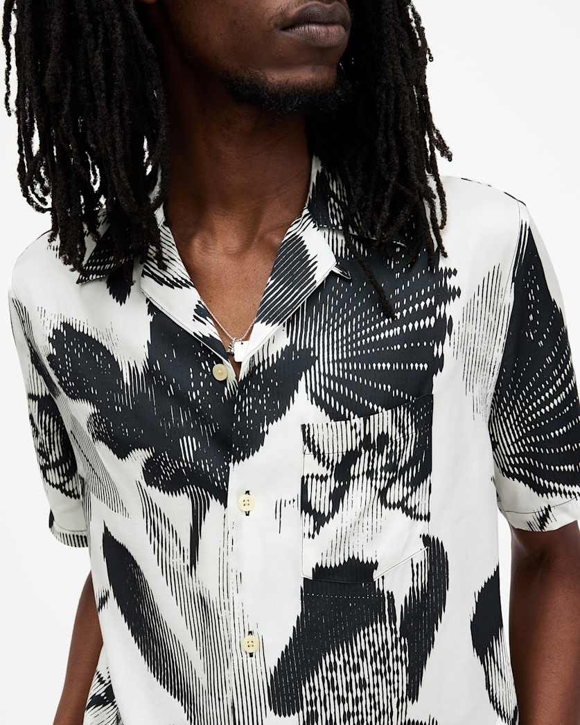 Frequency Printed Relaxed Fit Shirt