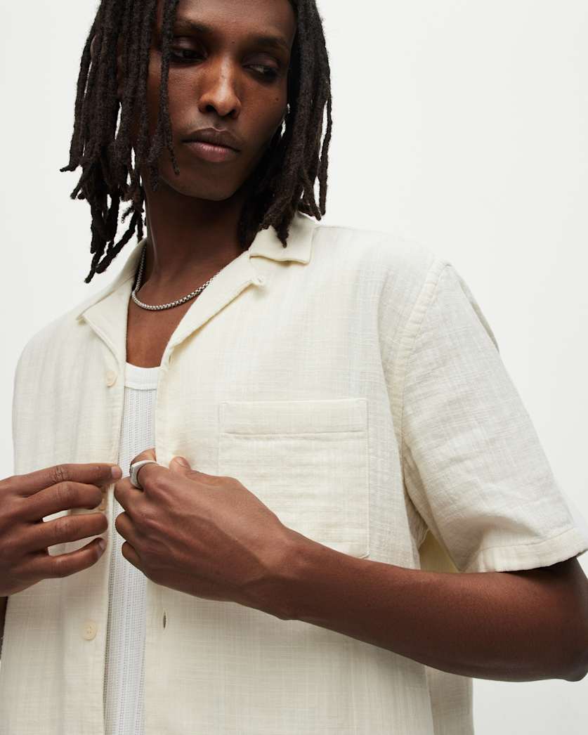 Vedra Short Sleeve Texture Relaxed Shirt