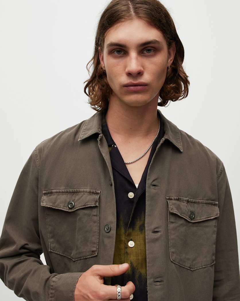 Spotter Long Sleeve Military Overshirt