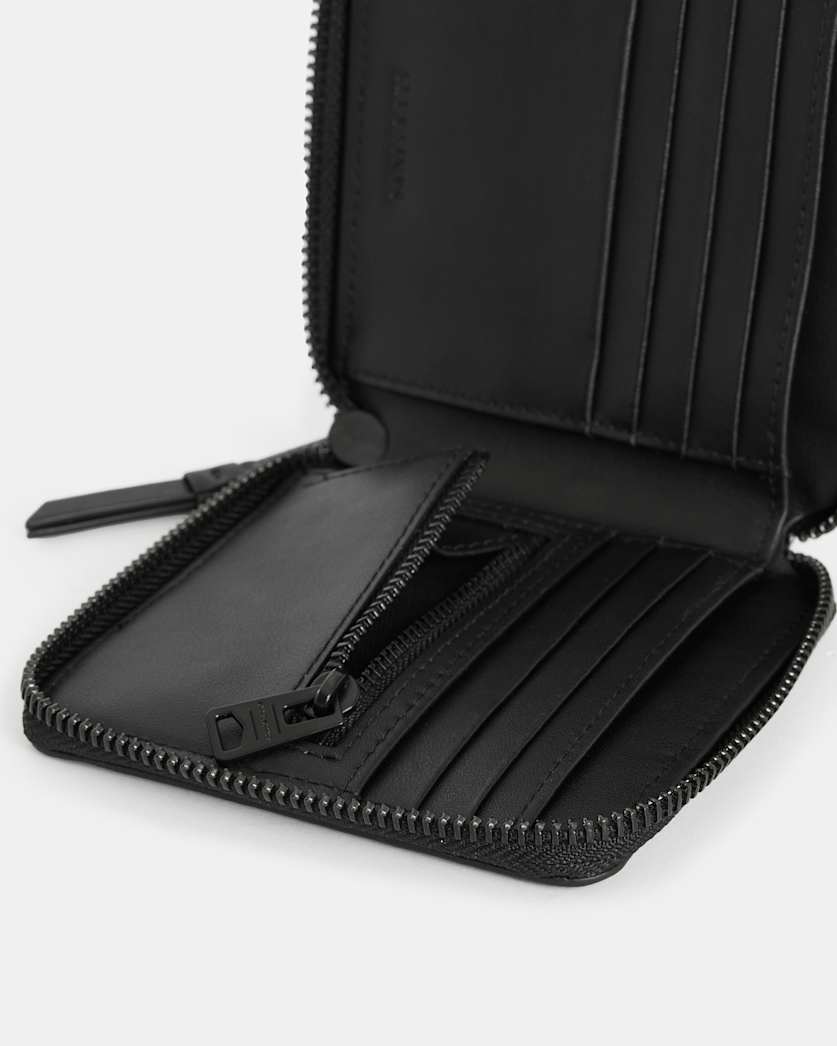 Clymer Logo Print Leather Wallet