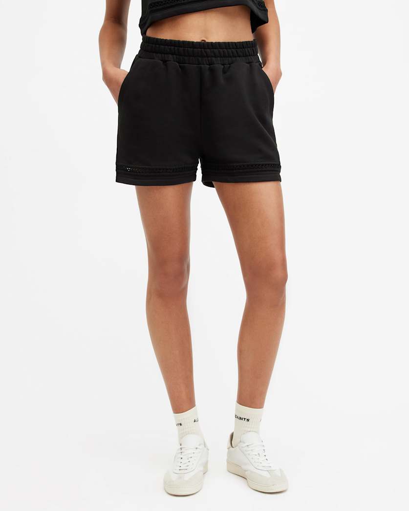 Ewelina Crochet Trim Shorts