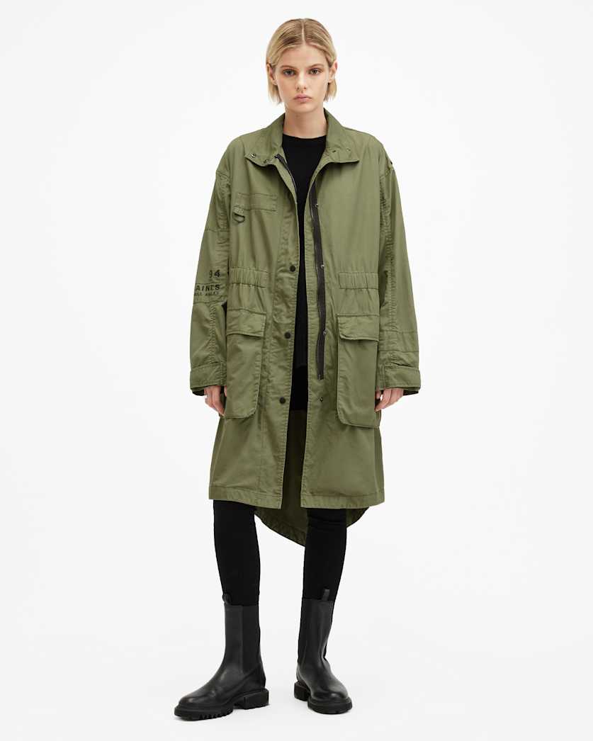 Milla Relaxed Fit Printed Parka Jacket