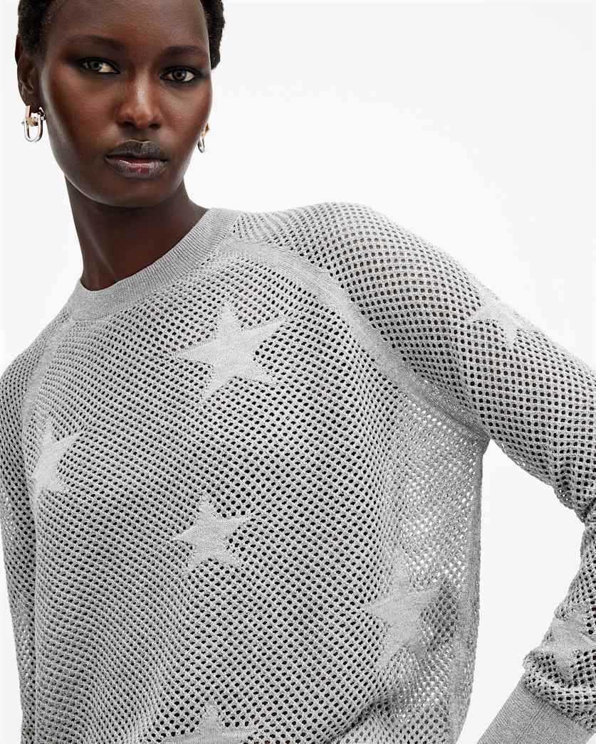 Seraph Open Stitch Crew Neck Jumper