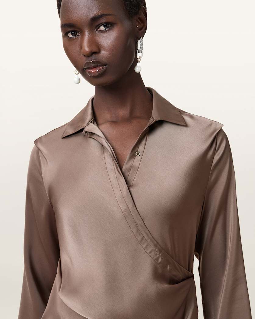 Tira Satin Mini Dress