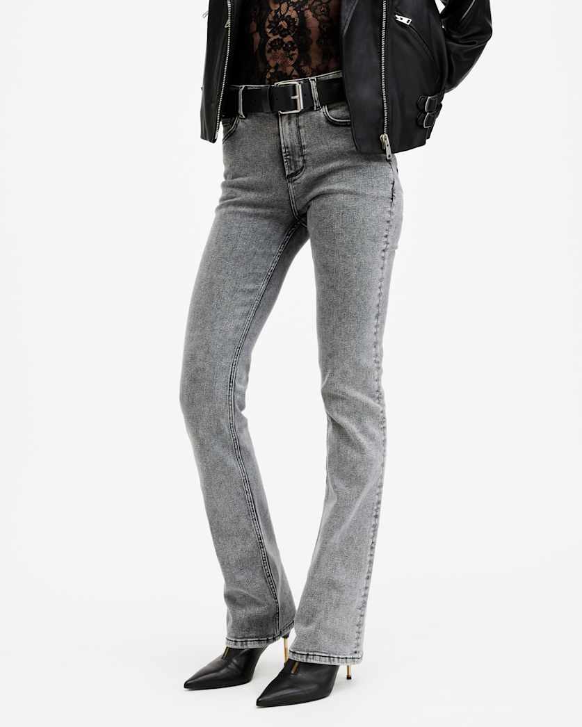 Haldan Slim Bootcut Stretch Denim Jeans
