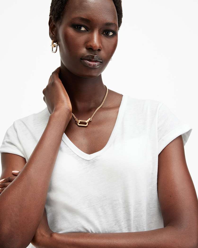 Anna V Neck Short Sleeve T-Shirt