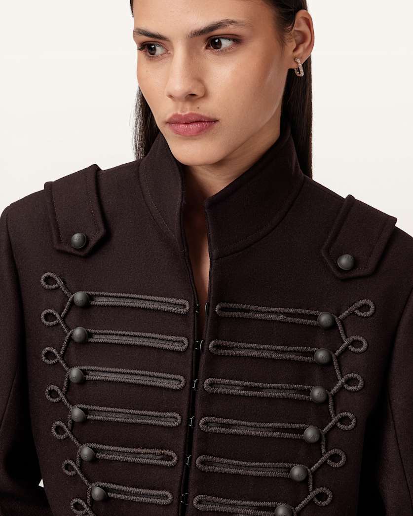 Rummy Cropped Wool Blend Jacket