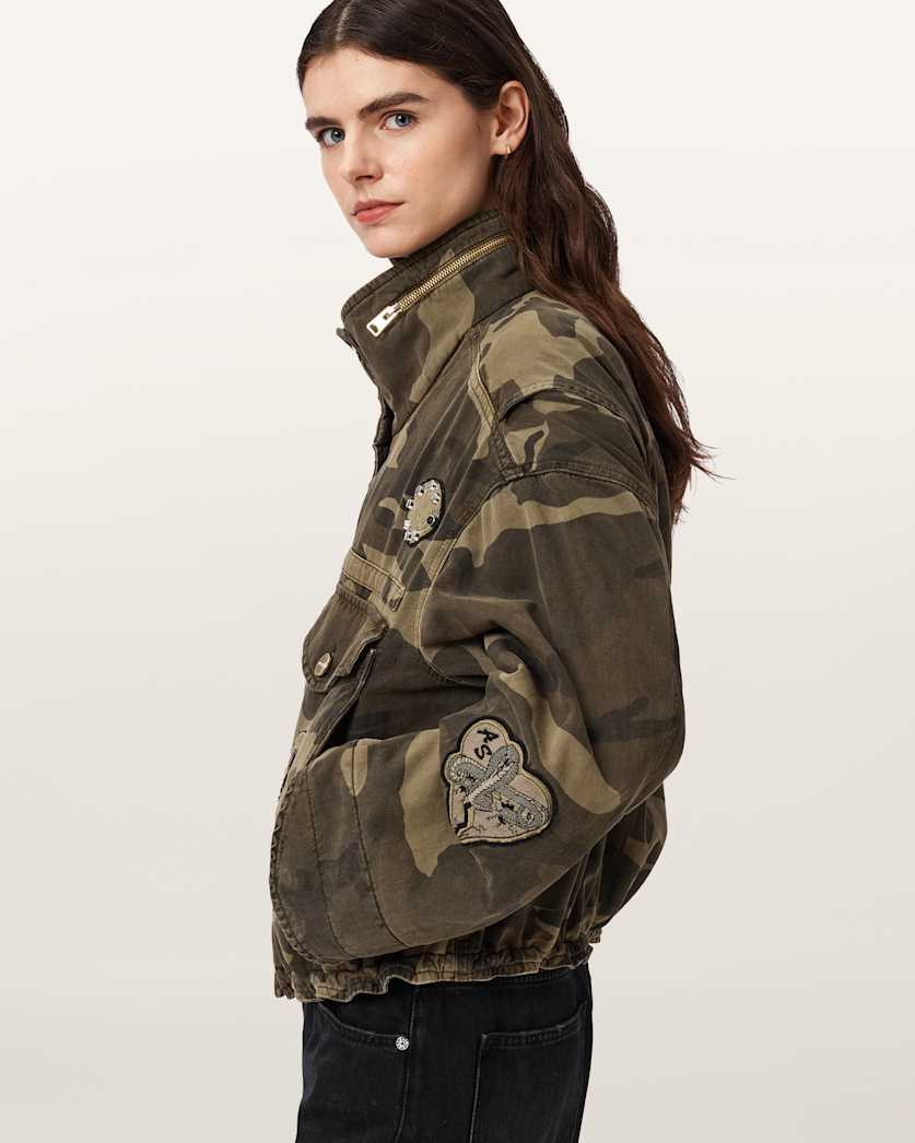 Clay Camo Patch Jacket
