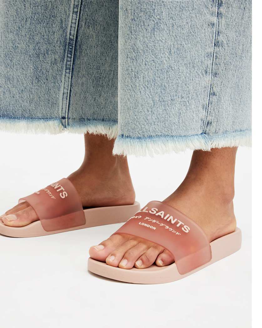 Underground Logo Slip On Slides