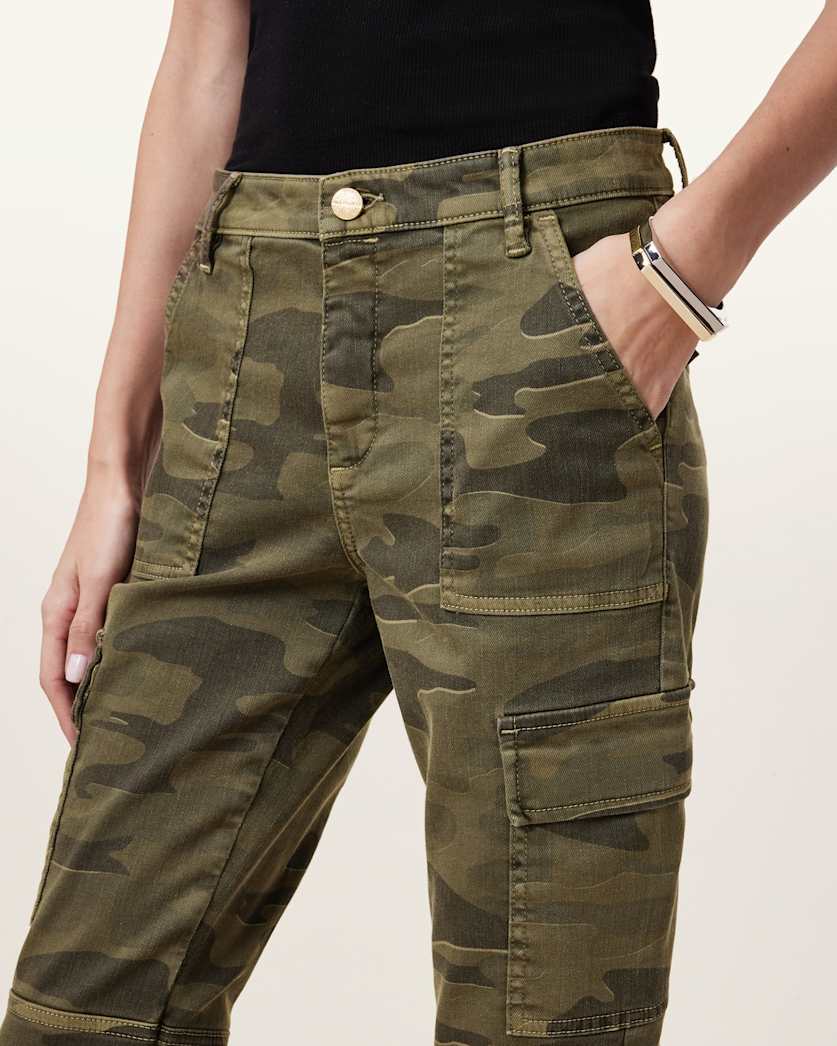 Duran Skinny Camouflage Cargo Jeans