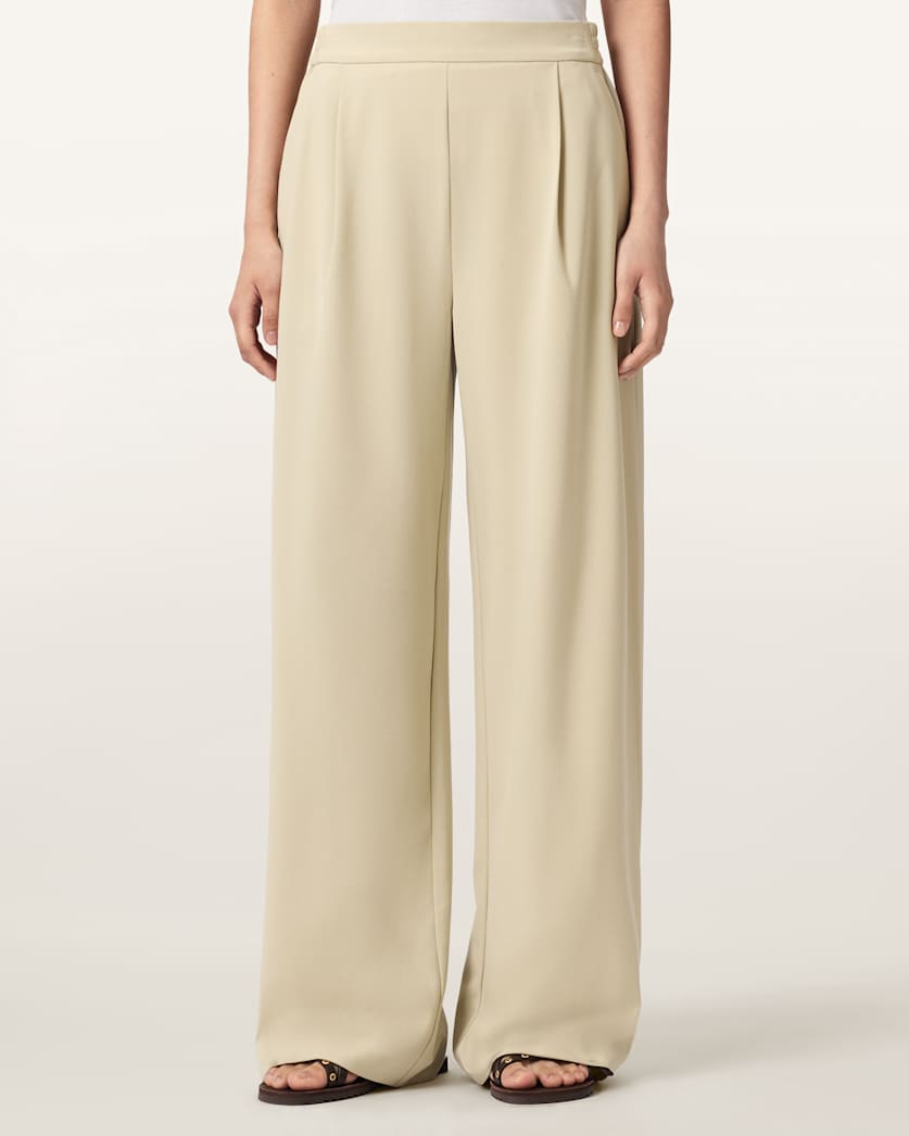 Aleida Lightweight Wide-Leg Trousers