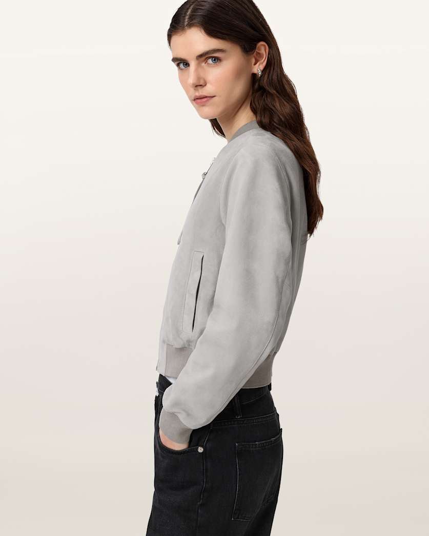 Orten Suede Bomber Jacket
