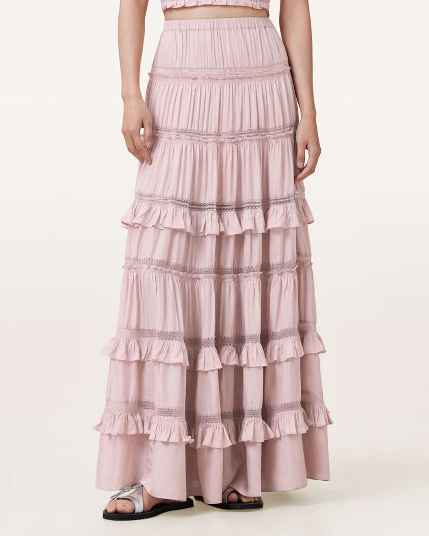 Talia Tiered Maxi Skirt