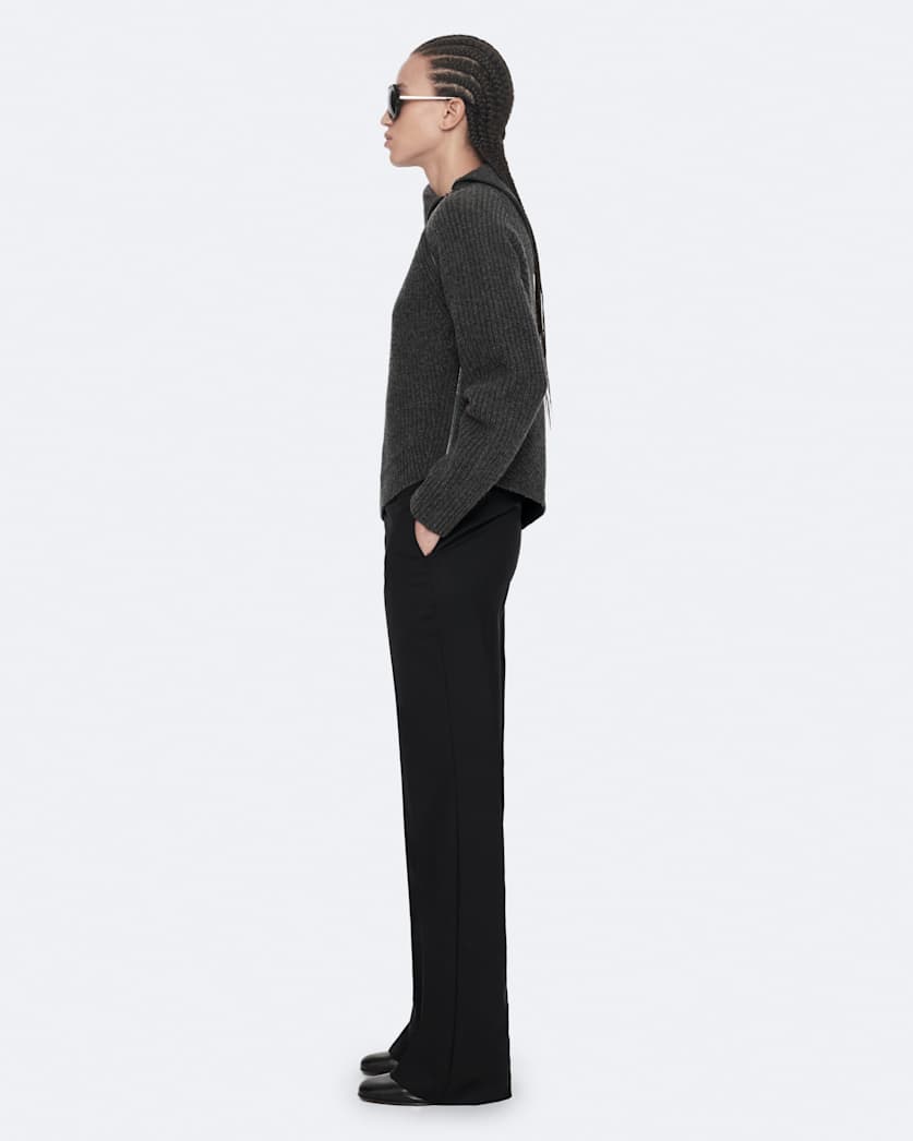 Cleo Relaxed-Fit Funnel-Neck Jumper
