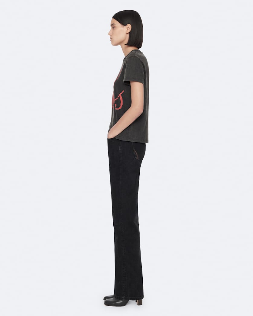 Cohen Mid-Rise Straight-Leg Jeans