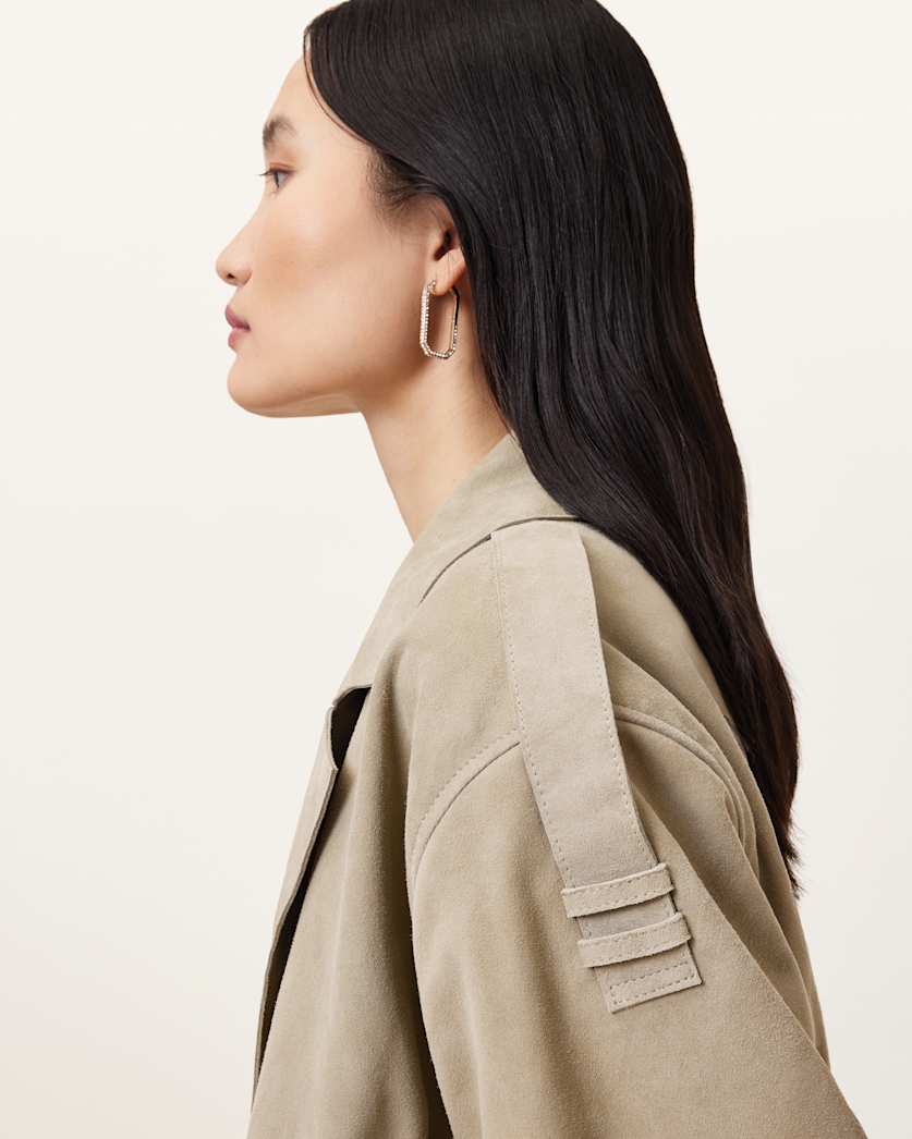 Ophelia Cropped Suede Jacket