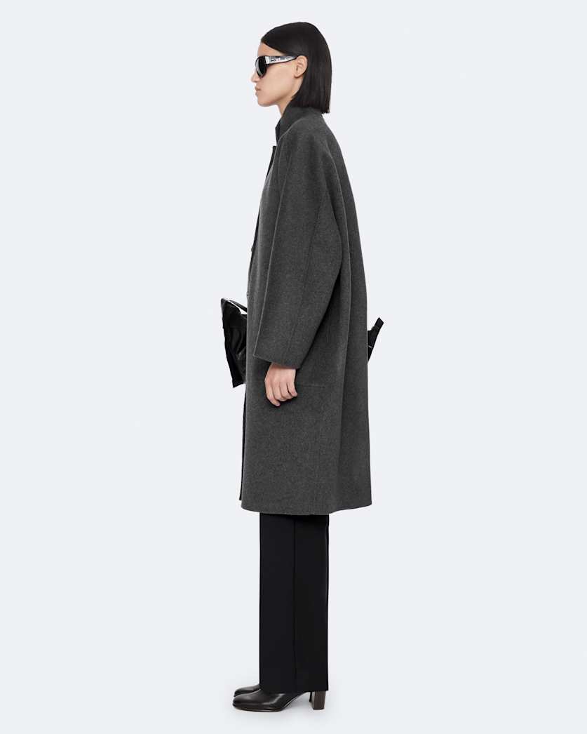 Effie Wool-Blend Cocoon Coat