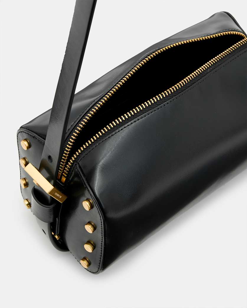 Miro Barrell Leather Crossbody Bag