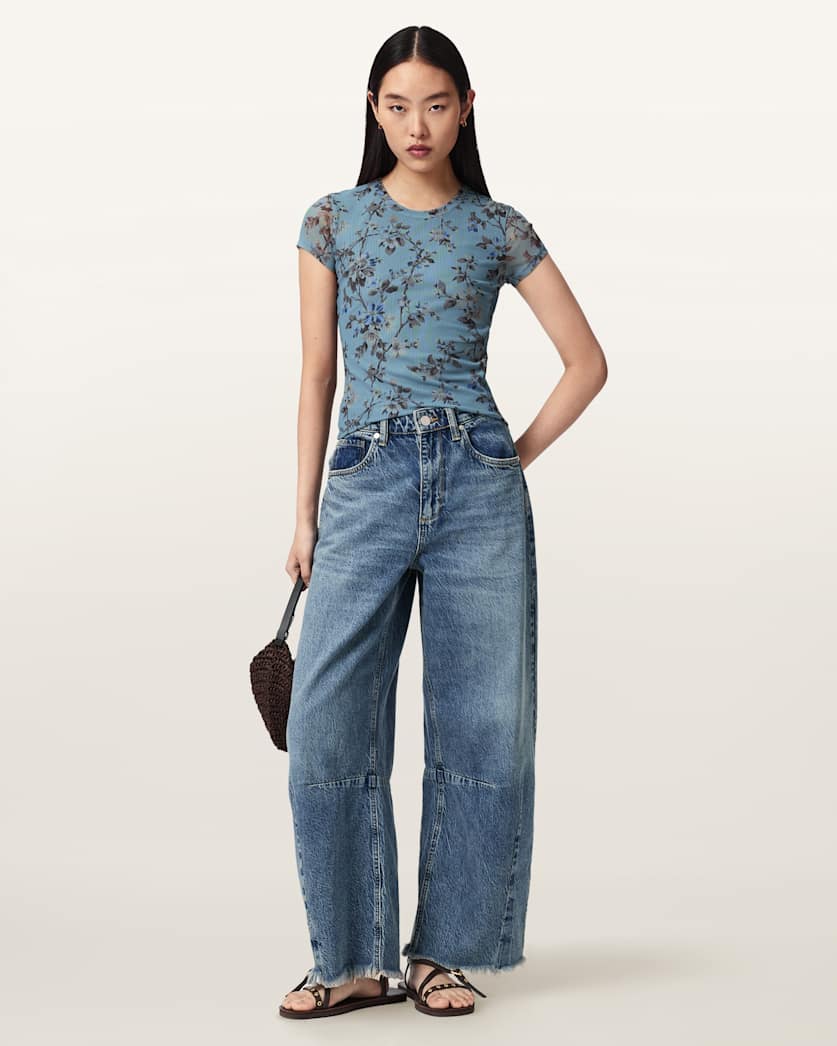 Ellie Slim Fit Mesh T-Shirt