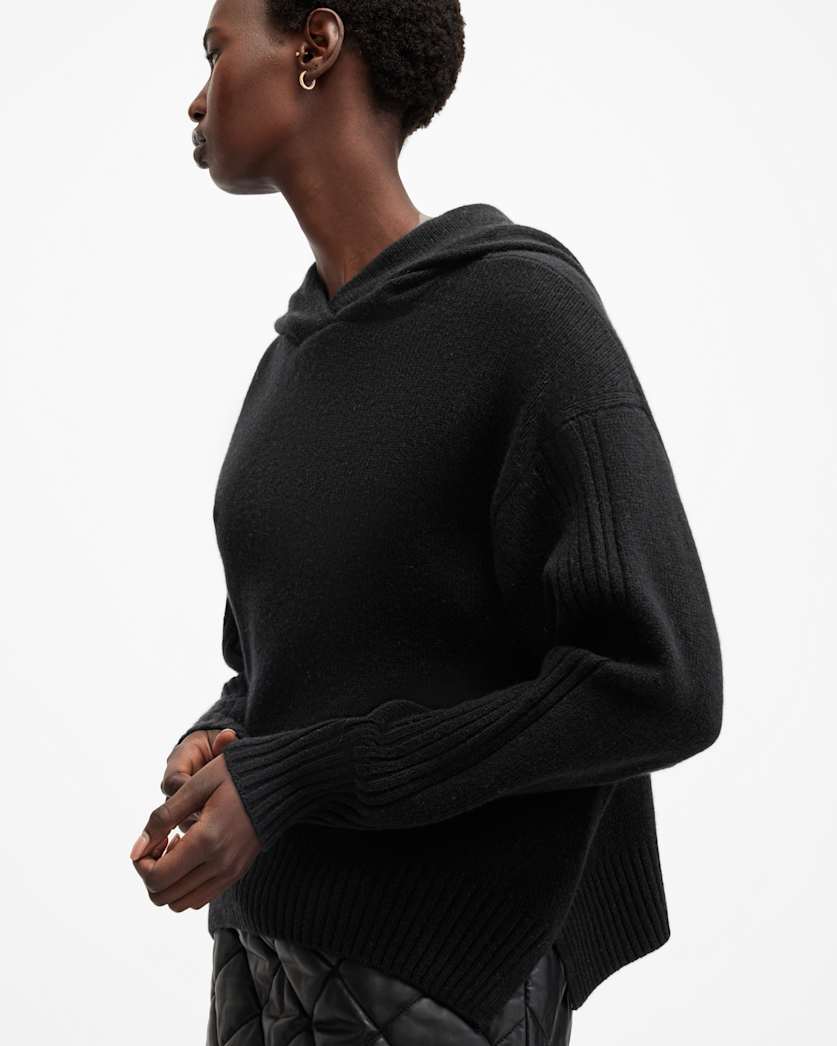 Ines Recycled Cashmere Wool Blend Hoodie