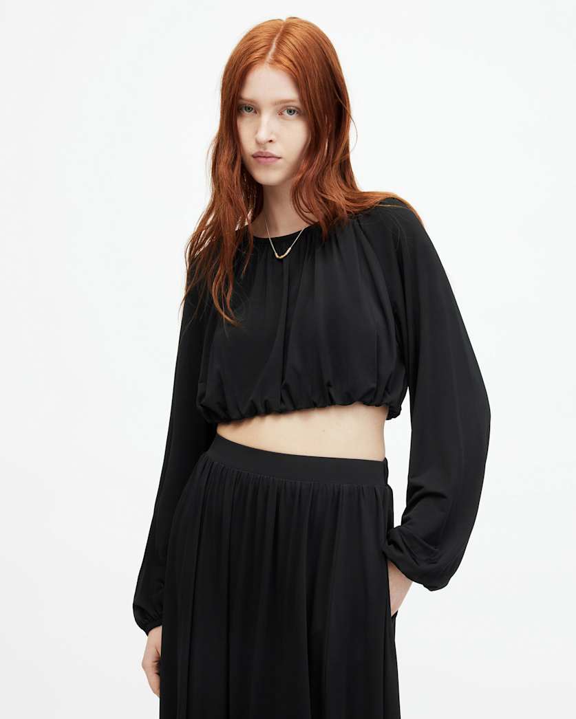 Casandra Draped Cropped Top