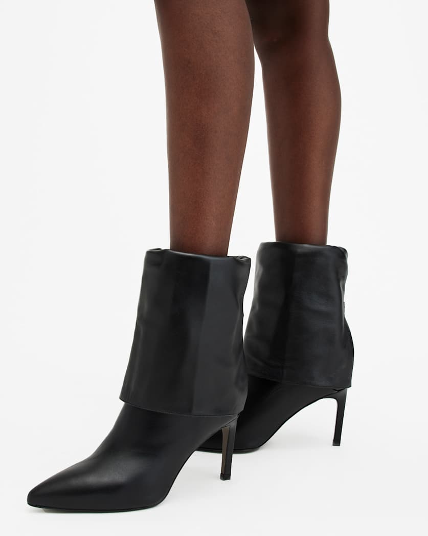 Odyssey Knee High Folding Leather Boots