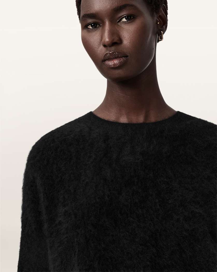 Rebel Brushed Cashmere Crew Neck Sweater