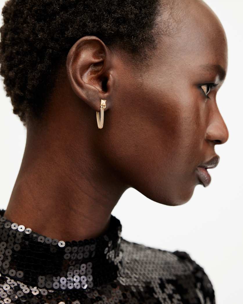 Demi Chain Loop Earrings