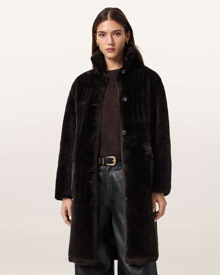 Serra Reversible Shearling Coat