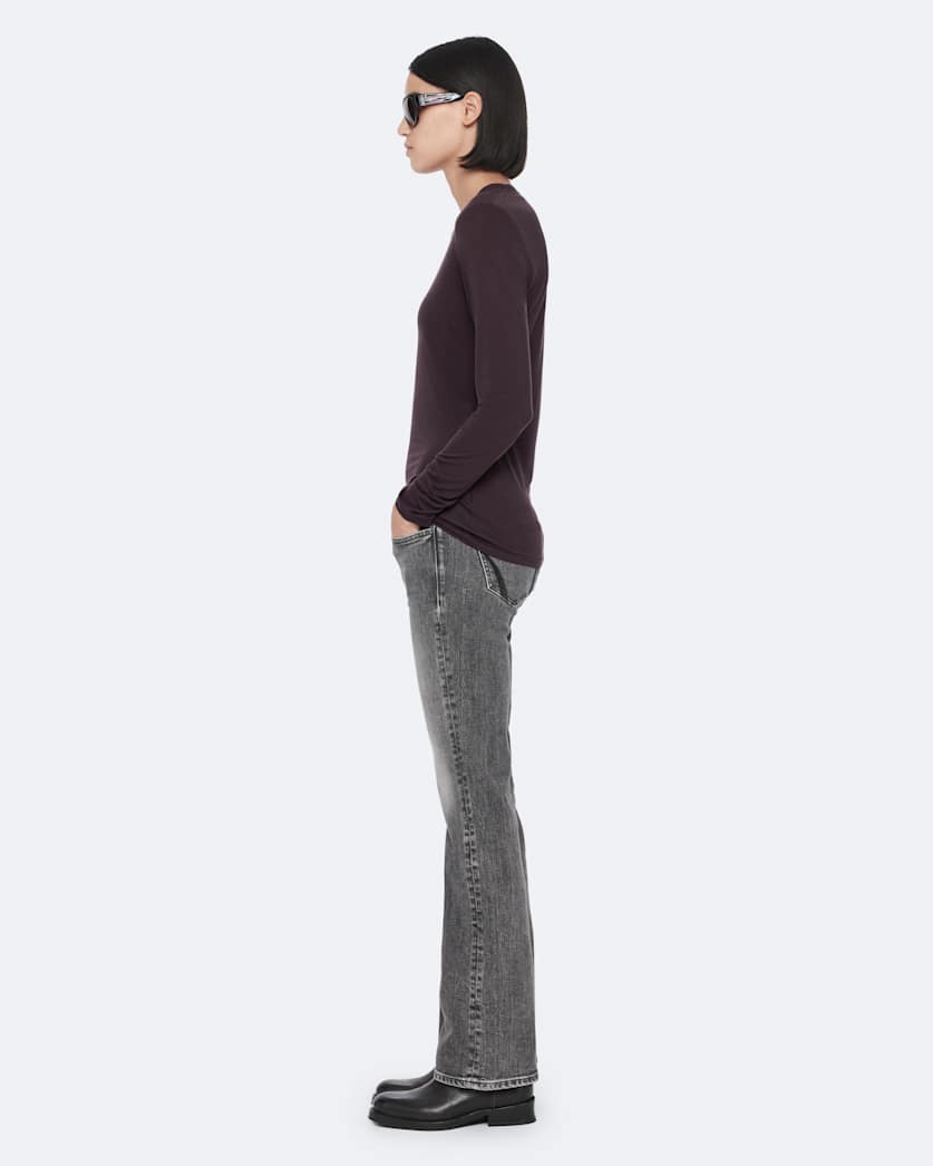 Kira Wool-Blend Long-Sleeve T-Shirt