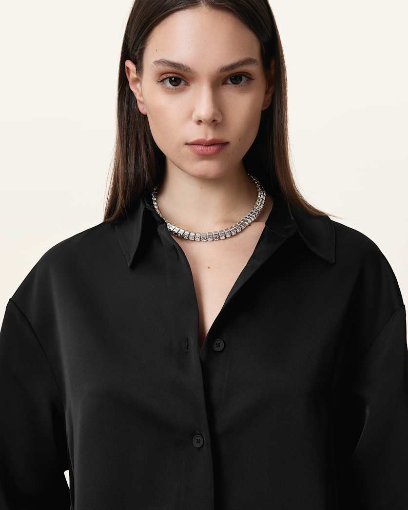 Gia Crystal Chain Necklace