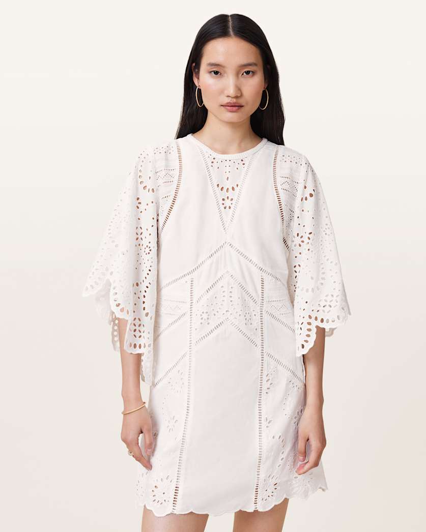 Luci Broderie Mini Dress