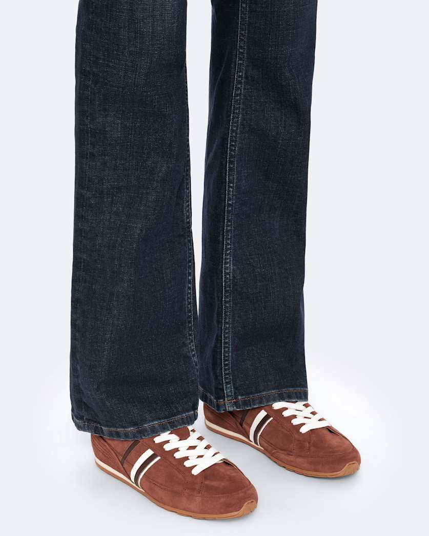 Liam Leather And Suede Low-Top Trainers
