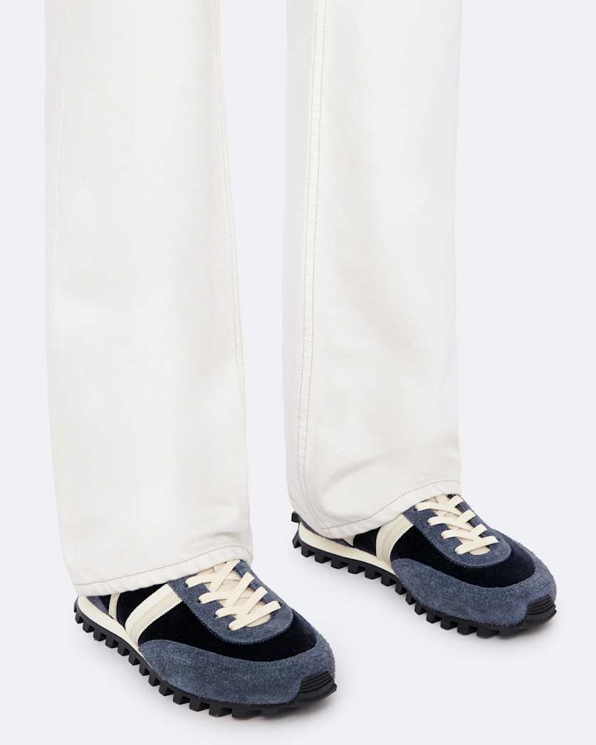 Robin Nylon And Suede Runner Trainers