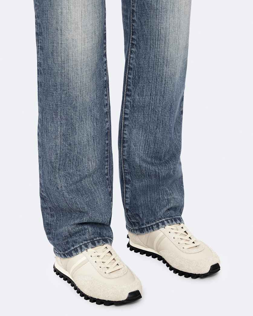 Robin Nylon And Suede Runner Trainers