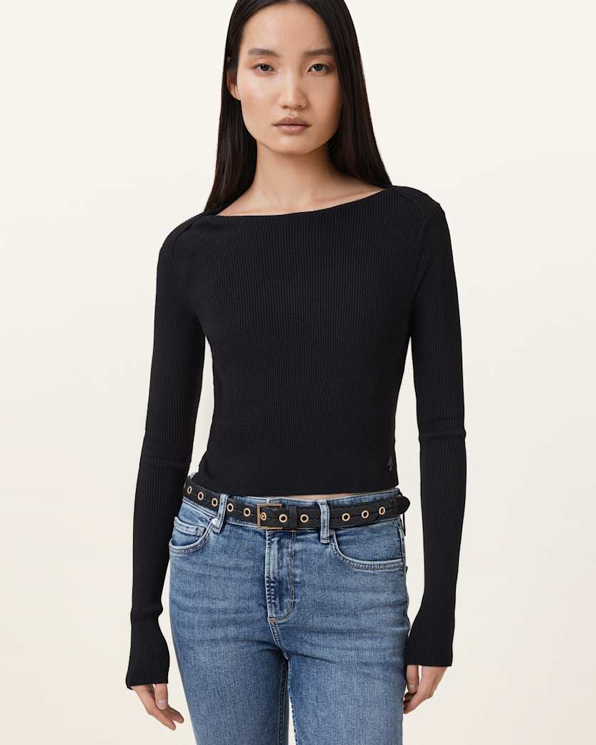 Alice Eyelet Woven Leather Belt