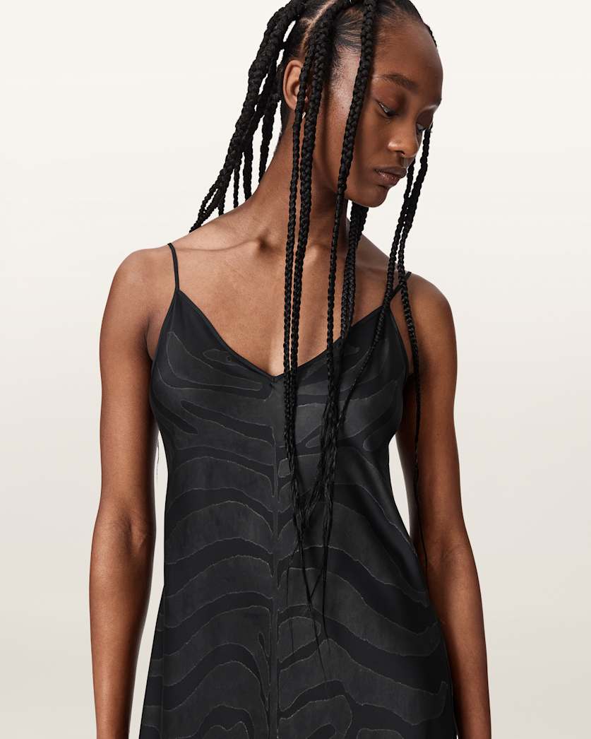 Leona V-Neck Maxi Slip Dress