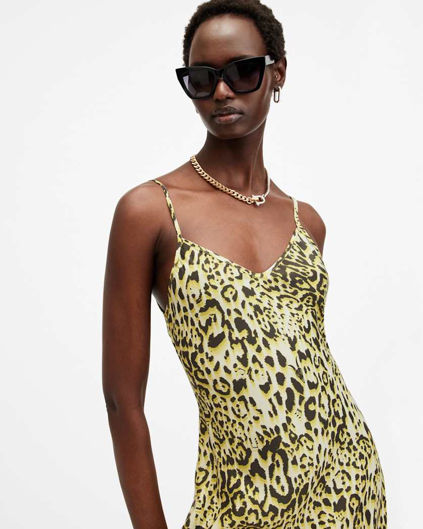 Bryony V-Neck Midi Slip Dress