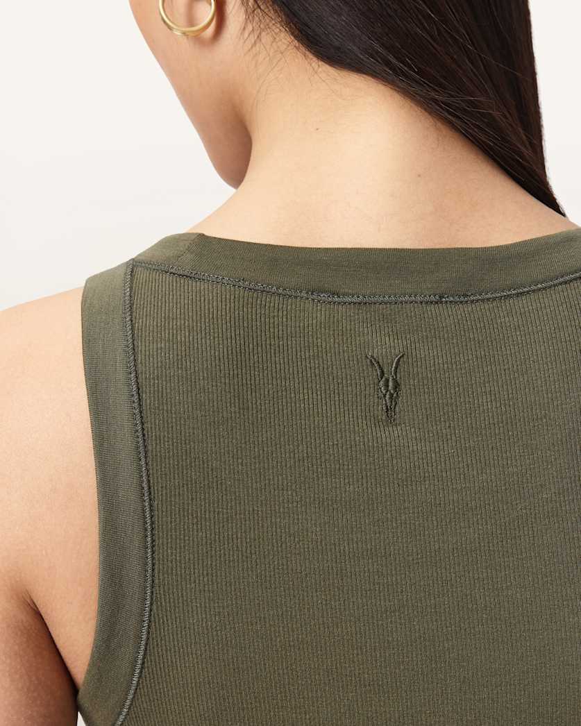Rina Crew Neck Sleeveless Tank Top