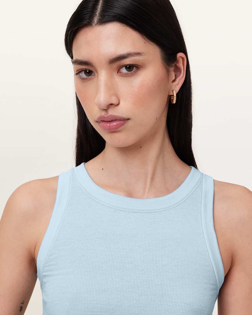 Rina Crew Neck Sleeveless Tank Top