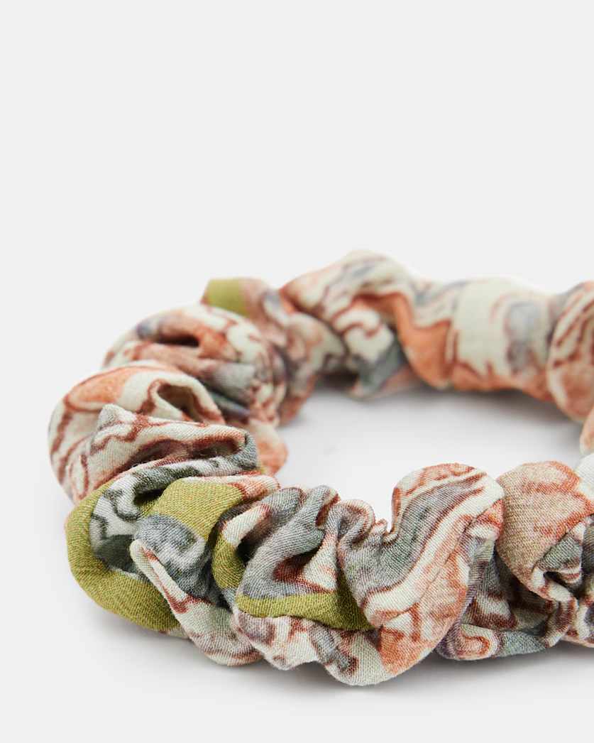 Cascade Mini Printed Scrunchie