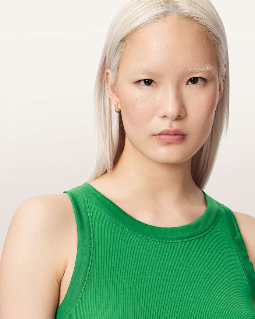 Rina Crew Neck Sleeveless Tank Top
