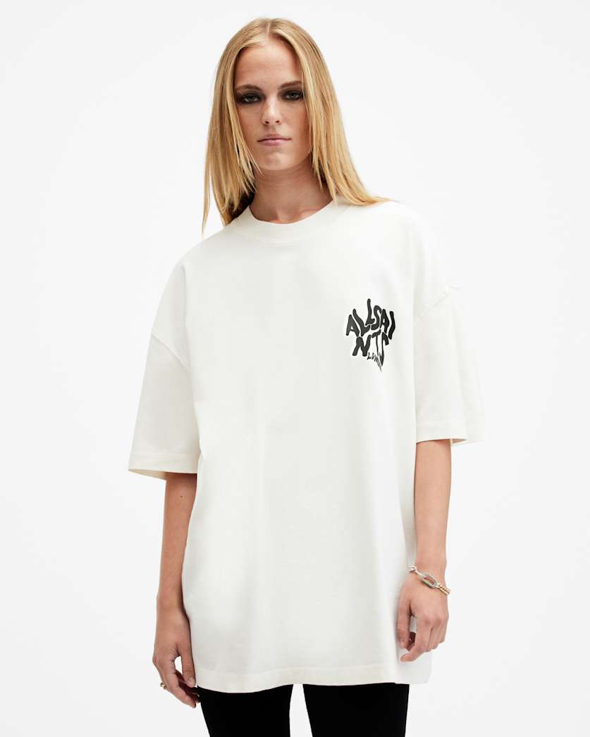 Orlando Logo Print Oversized T-Shirt