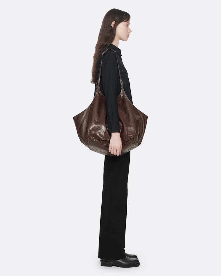 Siloh Oversized Leather Tote Bag