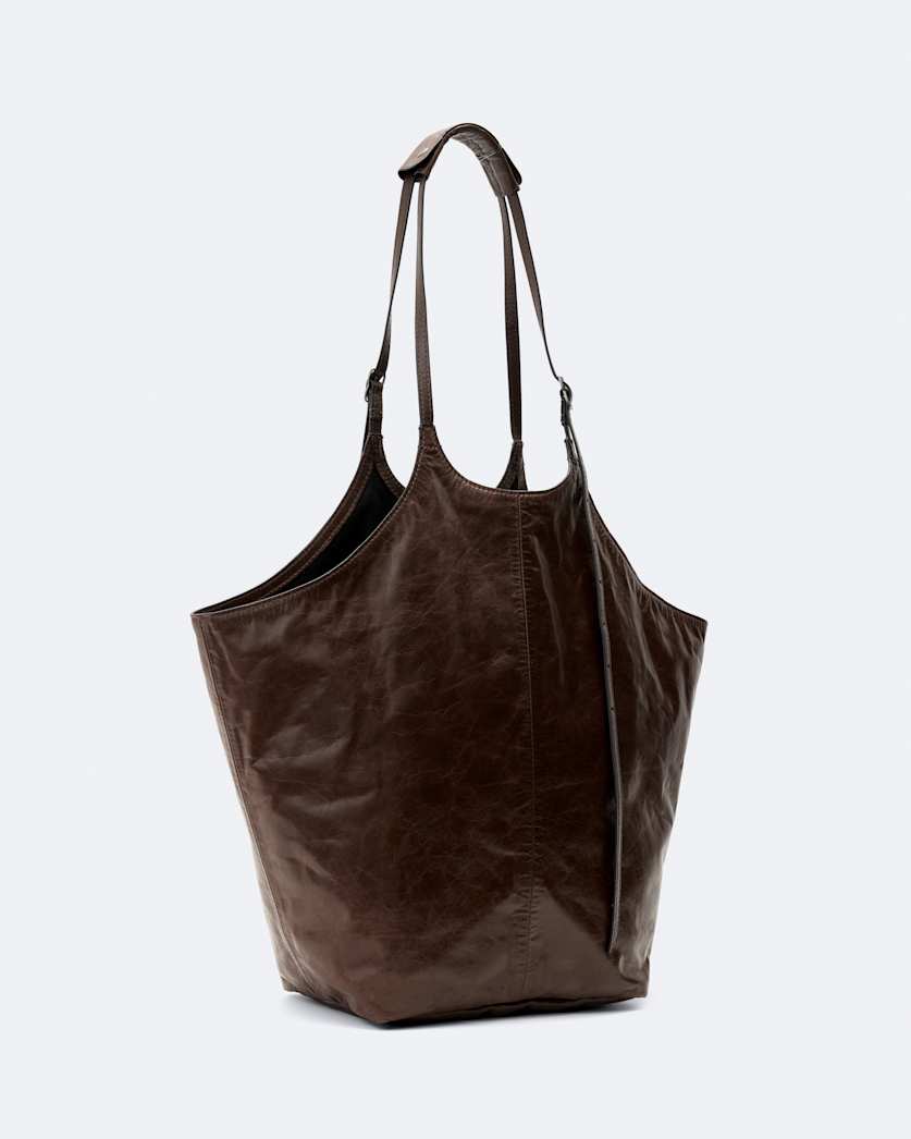 Siloh Leather Magazine Tote Bag