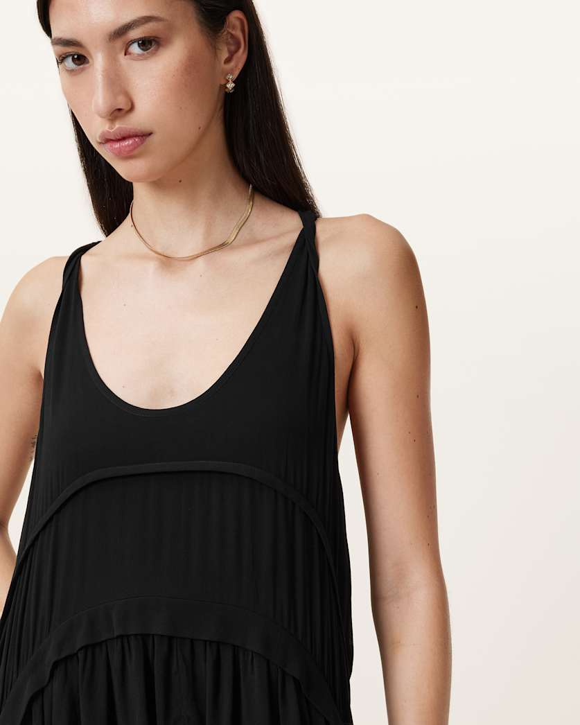 Cavarly Ruffled Mini Dress