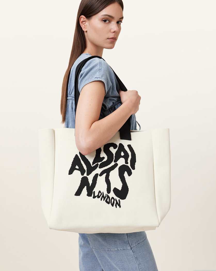 Izzy Orlando Logo Knitted Tote Bag