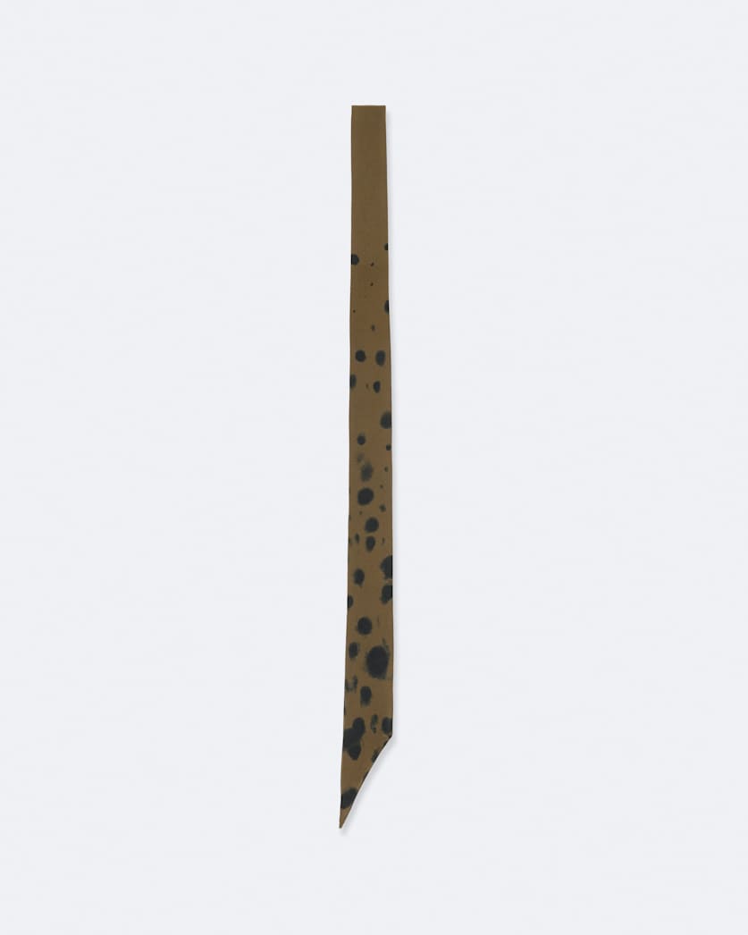 Effusion Printed Skinny Silk Scarf