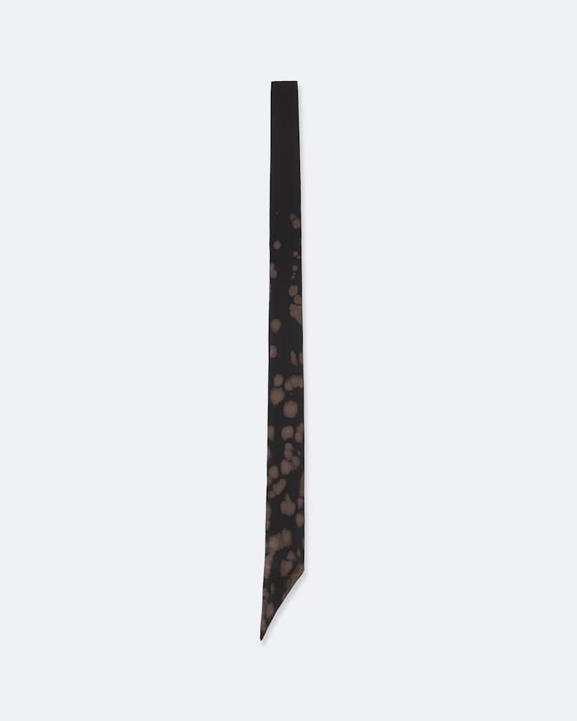 Effusion Printed Skinny Silk Scarf